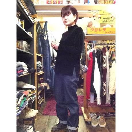 [USED] ベロアハイネックTOPS