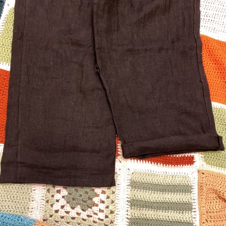[USED] BLACK LINEN PANTS