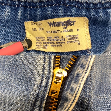 [USED]   70's  Wrangler フレアデニム