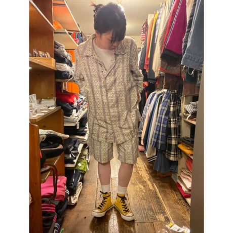 [DEADSTOCK] ポーランド🇵🇱VINTAGE PAJAMA SET UP