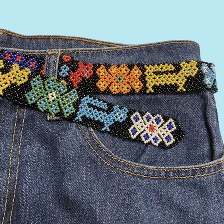 [USED]  vintage🌼ビーズベルト