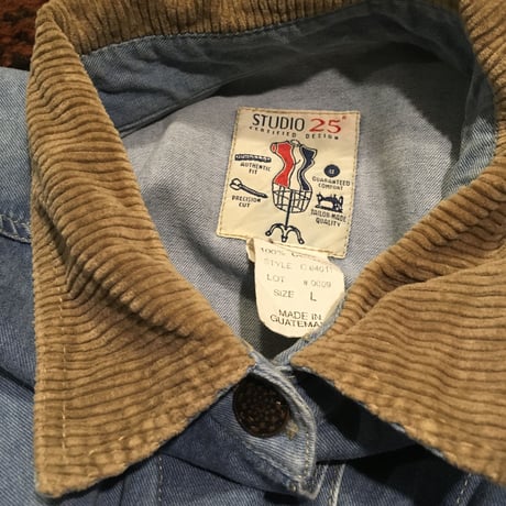 [USED] デニム前開きロングワンピース