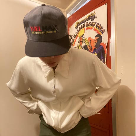[USED] グレーのバイカラーCAP