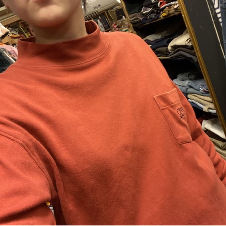 [USED] CHAPS Ralph Lauren モックネックロンtee
