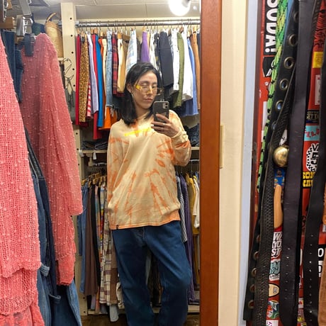 [USED]“HUF”タイダイロンTee