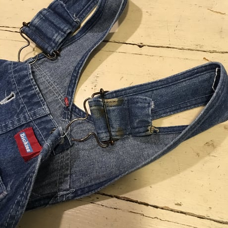 [USED] vintage Dickies  デニムオーバーオール