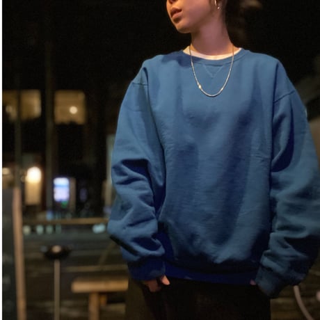 [USED] "FRUIT OF THE LOOM" BLUE SWEAT