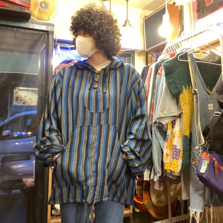 [USED]  薄手のMEXICAN PARKA ボタン付き