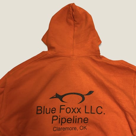 [USED] "Blue Foxx LLC." ORANGE PARKA🧡