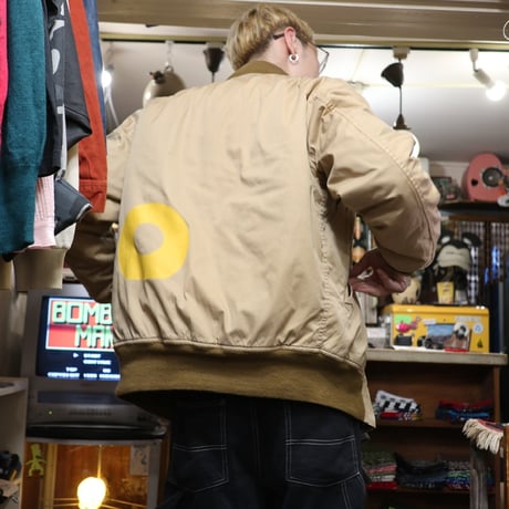 [QP ○△ ⇄ garden] 002 MA-1 BEIGE