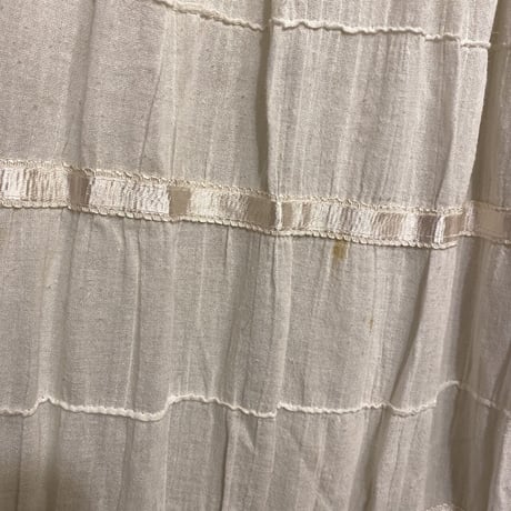 [USED]ひまわり刺繍ワンピース