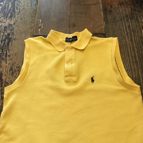 [USED]Ralph Laurenノースリーブ ポロシャツ