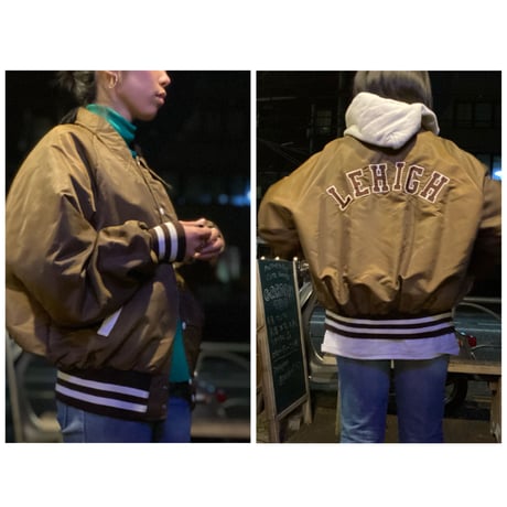 [USED] "LEHIGH" カレッジ ナイロンJACKET