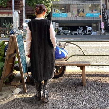 [USED] WOOL 前開きワンピース