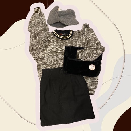 [USED]COMME des GARÇONS WOOLスカート