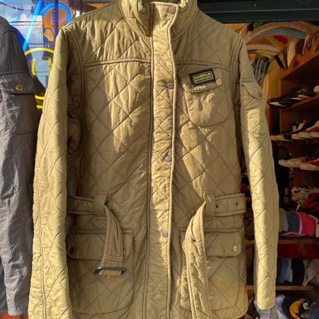 [USED]”Barbour" INTERNATIONAL QUILT KHAKI-14