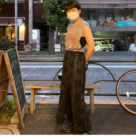 [USED] インド綿巻きスカート風イージーパンツ