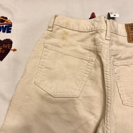[USED] Levi's 517 オフホワイトコーデュロイPANTS