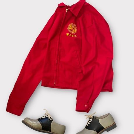 [USED]vintage collegeプリント📗スウィングトップ❤️