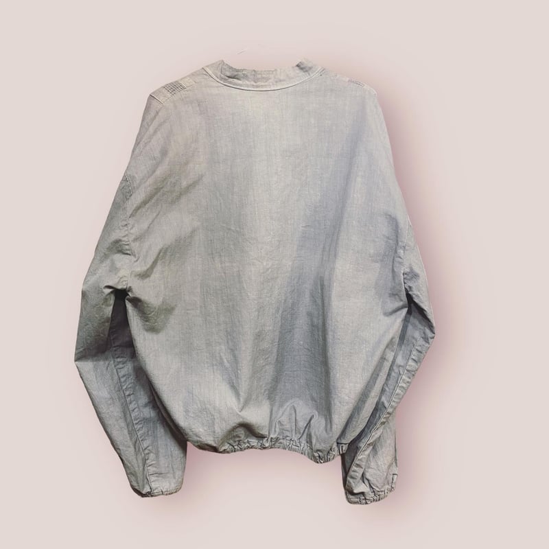 STONE  プルオーバーシャツ LOLO コットンプルオーバーシャツ BLUE GRAY LOLO通販・取扱い