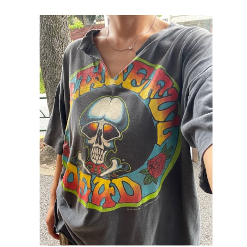 ボ*ン様 90's Grateful Dead tee スカル 90's Grateful Dead “skull ski” タイダイTシャツ 230603H – LABORATORY®