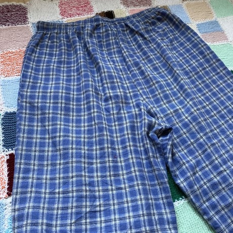 [USED]  ゆるチェック♡パジャマPANTS