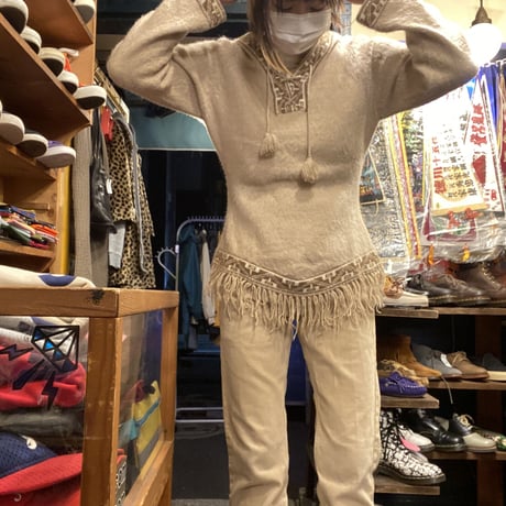 [USED] モヘア🦙フリンジ KNIT