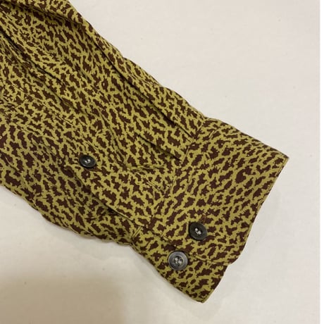 [USED]"Mr.JUNKO" レオパードレーヨンshirts🐆