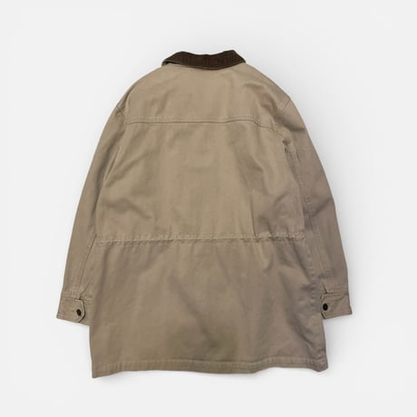 [USED] "DENIM & Co." CANVAS COVERALL Lsize