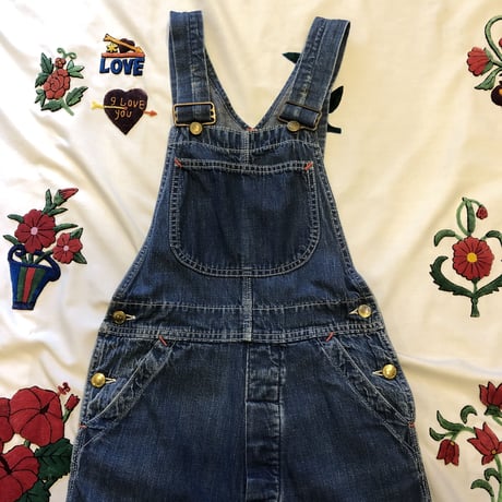 [USED] VINTAGE  フレア デニムオーバーオール