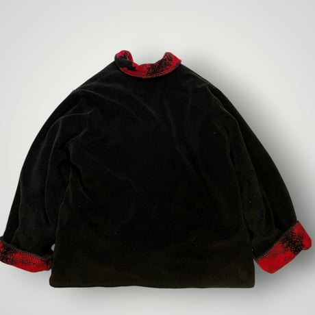 [USED] フリースリバーシブルコート♥️🖤