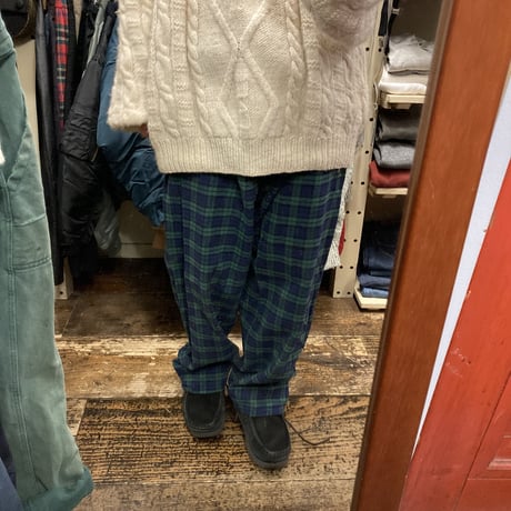 [USED] NEL CHECK  パジャマパンツ