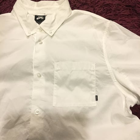 [USED] NIKE SB White B.D.シャツ