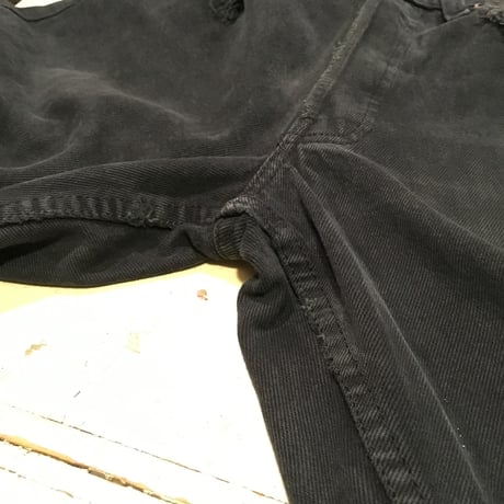 [USED] Levis 501 BLACK ダメージDENIM