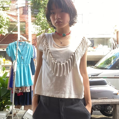 [USED]フリンジLady’s Top