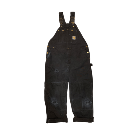 [USED] carhartt  BIG size  OVERALL BLACK