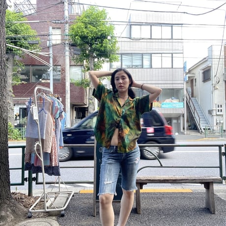 [USED] good nature レーヨンシャツ
