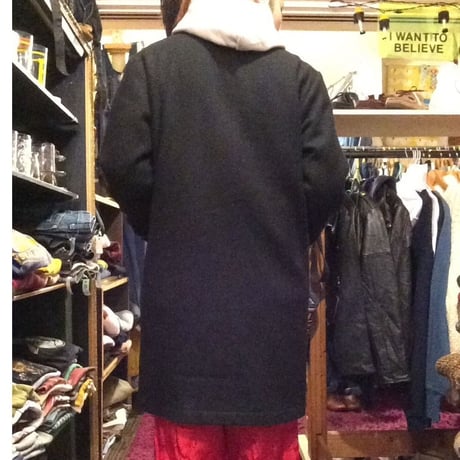 [USED] Black WOOLコート