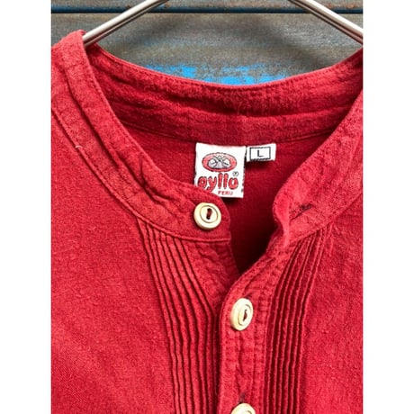 [USED] PERU cotton  P/O SHIRTS