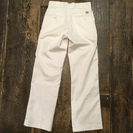 [USED] WHITE Dickies . made  in USA.