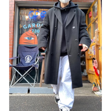 [USED] "CK"  BLACKロングコート！
