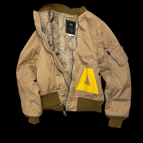 [QP ○△ ⇄ garden] 002 MA-1 BEIGE