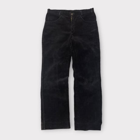 [USED] BLACK 太畝コーデュロイPANTS