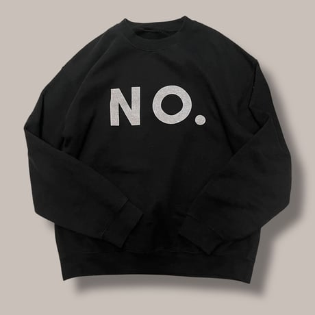 [USED]  "NO." GOOD PRINT SWEAT