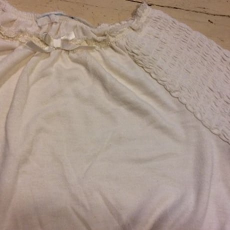 [USED] COTTON WHITE TOPS