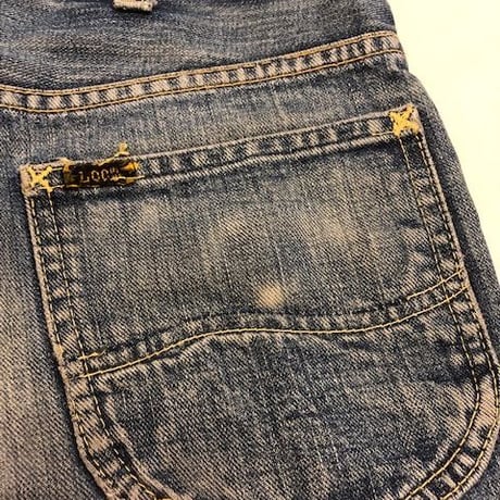 [USED] 60-70's Lee 101Z サイド黒タグ CUTOFF DENIM / W30