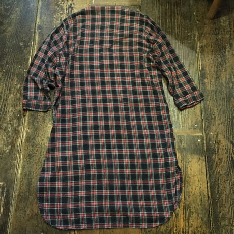 [USED] ノーカラーネルシャツワンピース