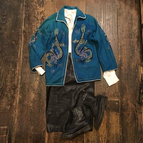 [USED] Vintageドラゴン刺繍 JKT