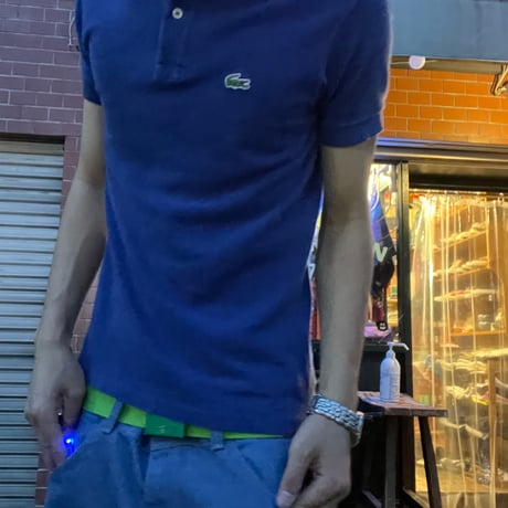 [USED] LACOSTE ポロ BLUE