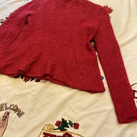 [USED] 真っ赤なモヘアKNIT❤️
